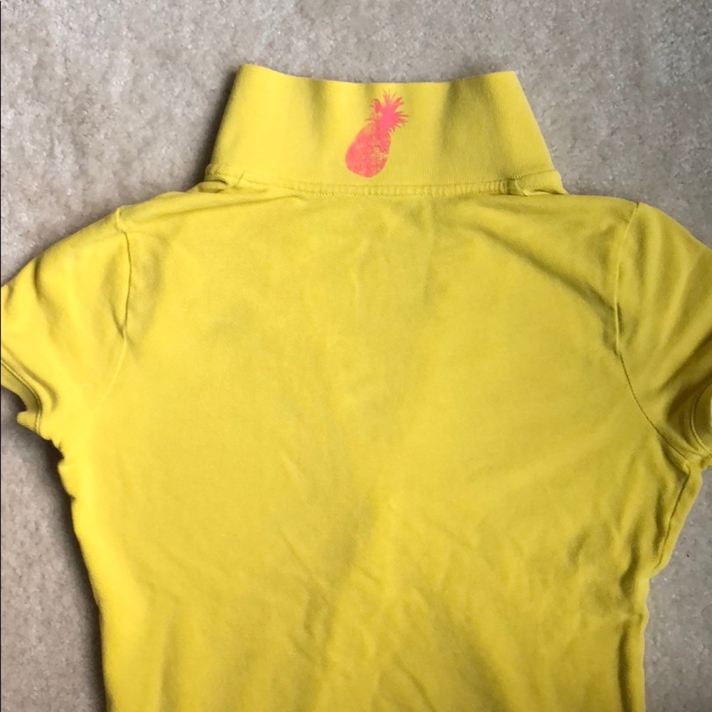 JCrew polo T shirt - woman- lemon yellow XS